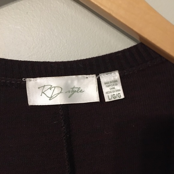 Red RD Style Cardigan - Picture 3 of 6